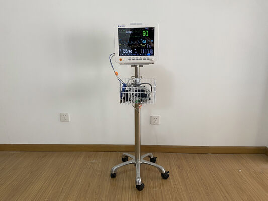 Monitor de sinais vitais para uso hospitalar de 12,1 polegadas, monitor multiparamétrico para pacientes em UTI