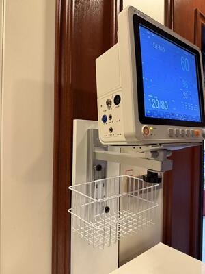 Suporte de parede compatível com Rainbow Patient Monitor Suporte opcional para Mindray IMEC Monitor