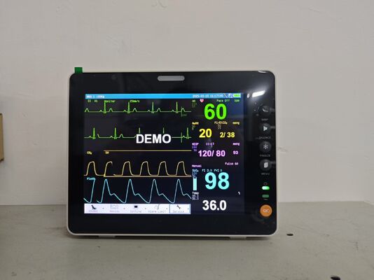 Monitor de pacientes de vários parâmetros Detecção precisa de sinais vitais Design compacto para clínicas primárias Cuidados de emergência Uso médico em casa