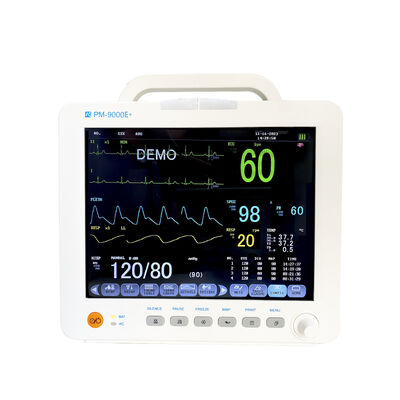 Monitor portátil de pacientes de UTI de múltiplos parâmetros com 12,1 polegadas de tela LCD colorida