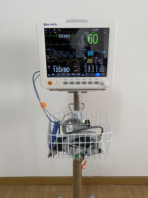 Monitor portátil de pacientes de UTI de múltiplos parâmetros com 12,1 polegadas de tela LCD colorida