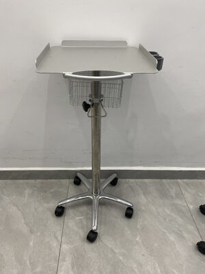 Trolley de monitoramento de pacientes de metal de design moderno com serviço OEM para equipamentos hospitalares e clínicos