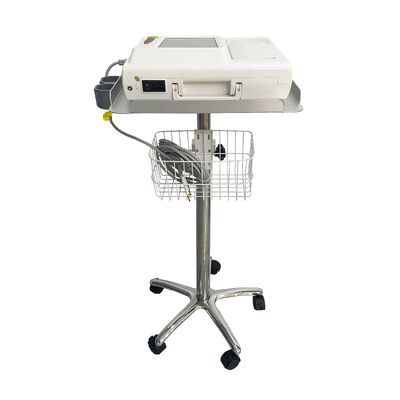 Trolley de monitoramento de pacientes de metal de design moderno com serviço OEM para equipamentos hospitalares e clínicos