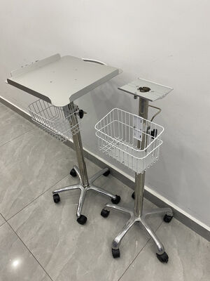 Trolley de monitoramento de pacientes de metal de design moderno com serviço OEM para equipamentos hospitalares e clínicos