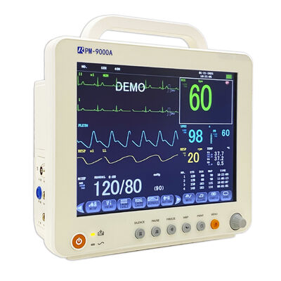Monitor do doente Multiparameter Vital Signs Monitor Hospital Portable Medical Patient Monitor
