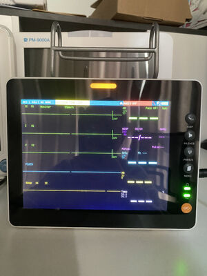 Monitor de pacientes de vários parâmetros Detecção precisa de sinais vitais Design compacto para clínicas primárias Cuidados de emergência Uso médico em casa