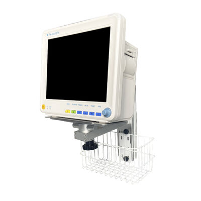 Bracket de montagem de parede de metal ajustável em altura para braço de suporte do monitor do paciente na enfermaria do hospital