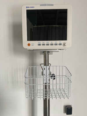 Monitor de 12 polegadas de sinais vitais elétricos para pacientes de UTI com 1 ano de garantia
